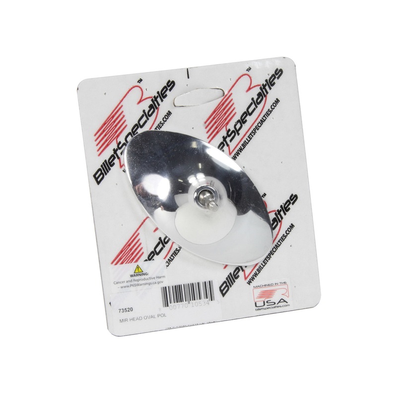 Billet Specialties Mirror Oval Polished