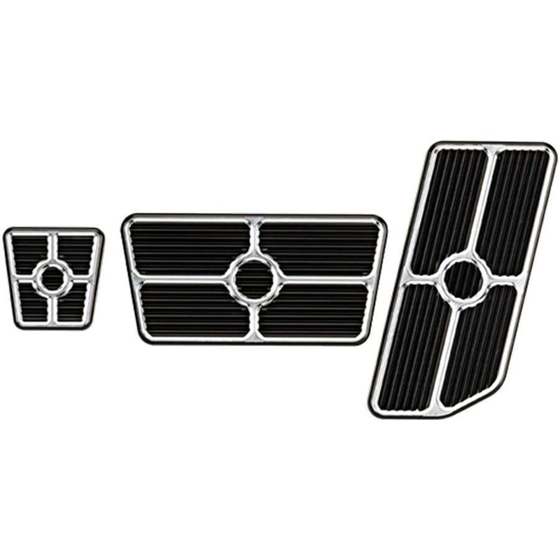 Billet Specialties Pedal Kit Universal Grooved Black