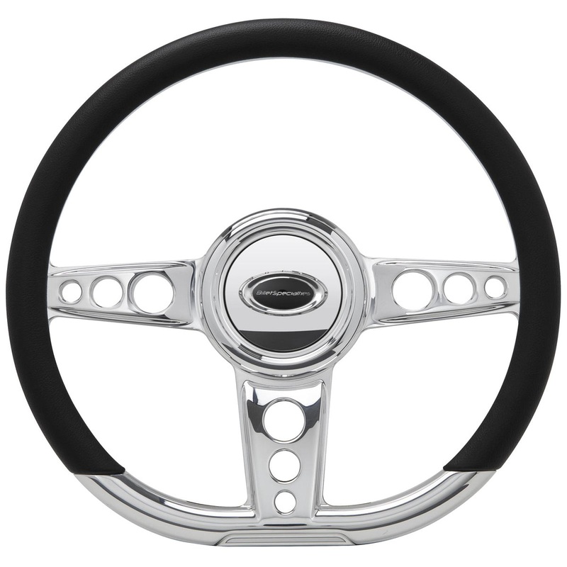 Billet Specialties Steering Wheel 14 D-Shape Trans Am Polished