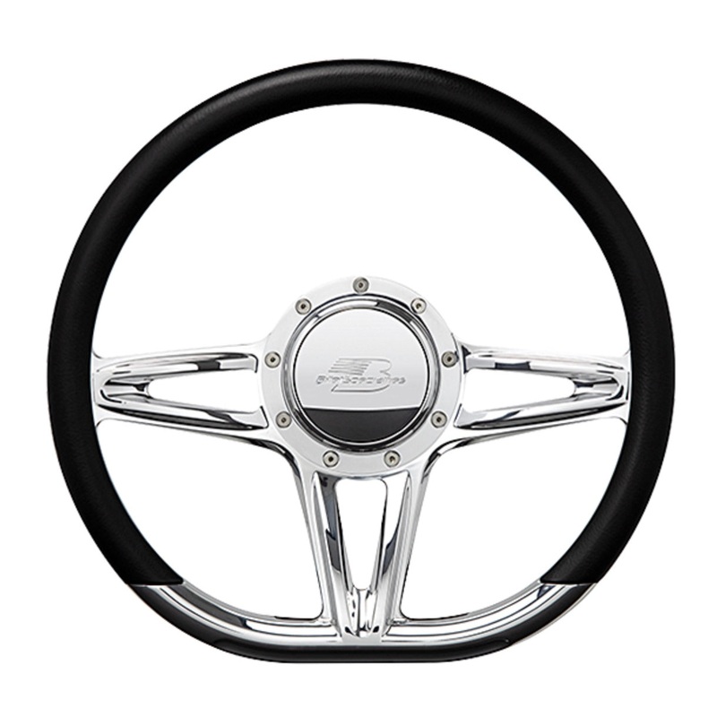 Billet Specialties Steering Wheel 14 D-Shape Victory Polished