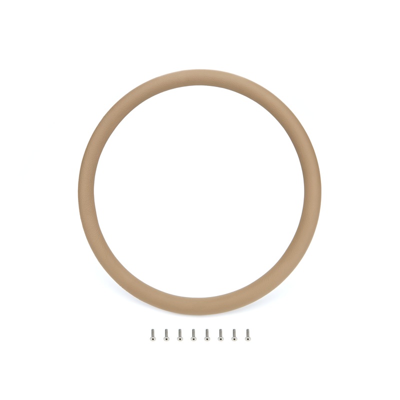 Billet Specialties Steering Wheel Half Wrap Tan Leather