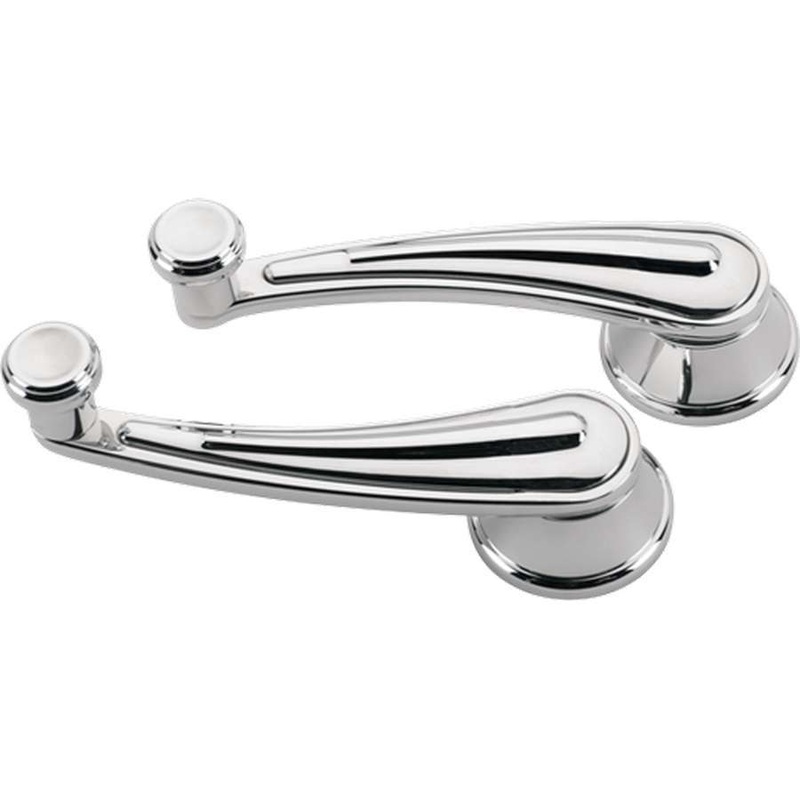 Billet Specialties Window Cranks Rail Style GM/Ford 1949+