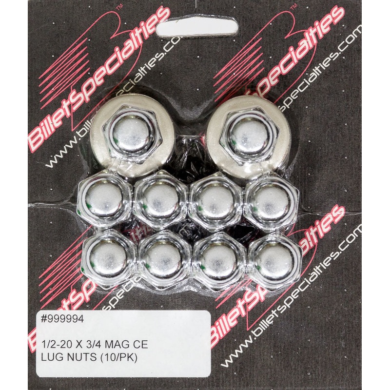 Billet Specialties 1/2-20×3/4 Mag Lug Nuts (10pk)