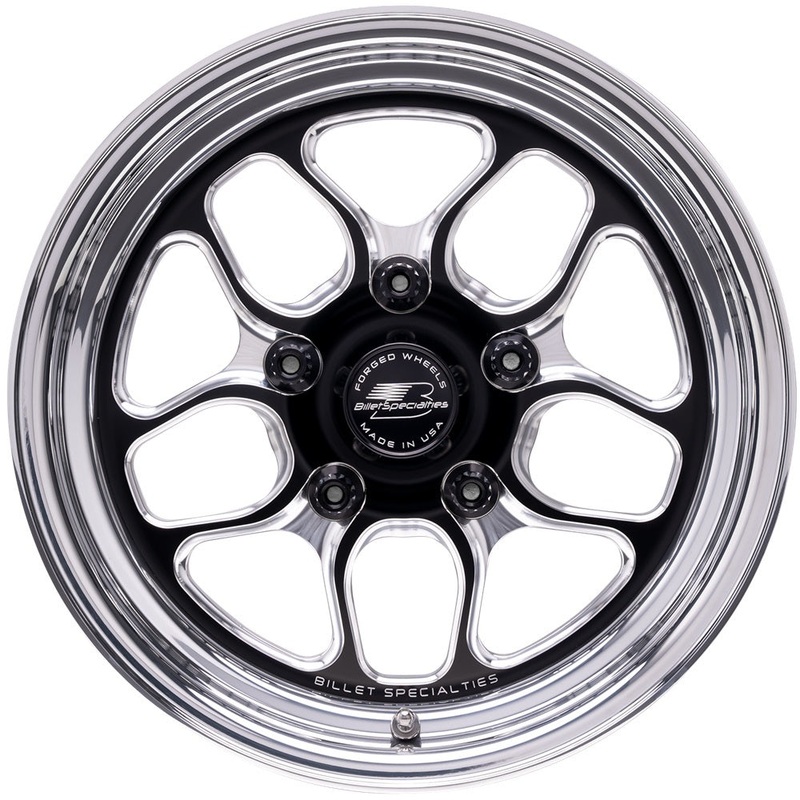 Billet Specialties Win Lite Wheel Black 15×4 2.25 Backspace