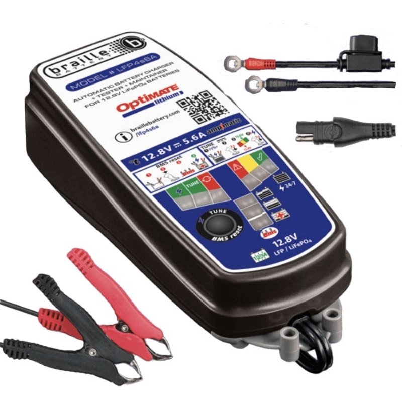 Braille Lithium Battery Charger 12 Volt TM393