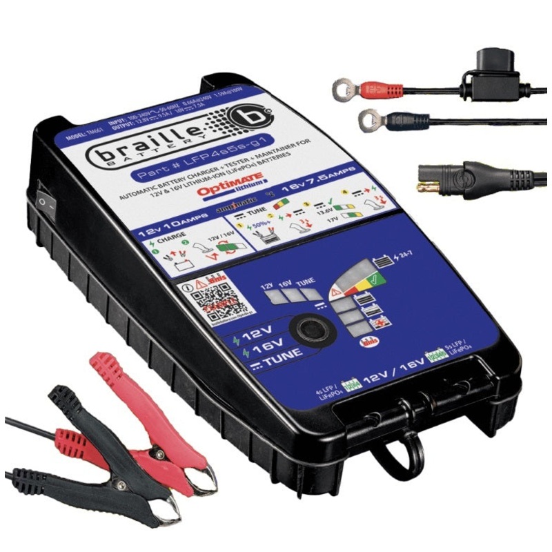 Braille Lithium Battery Charger 16 Volt TM661