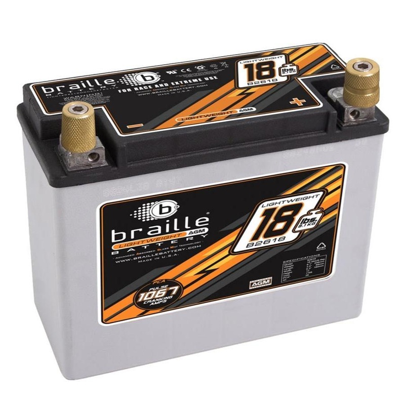 Braille Racing Battery 18lbs 1168 PCA 8.1×3.5×6.3 B2618