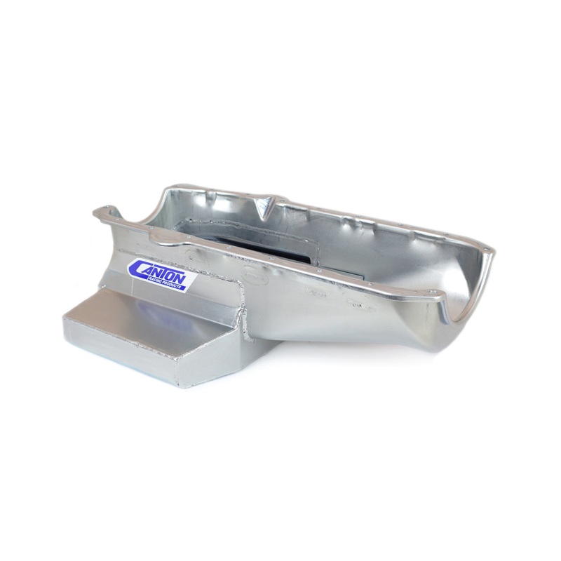 Canton 11-122 Left Turn Oil Pan SBC
