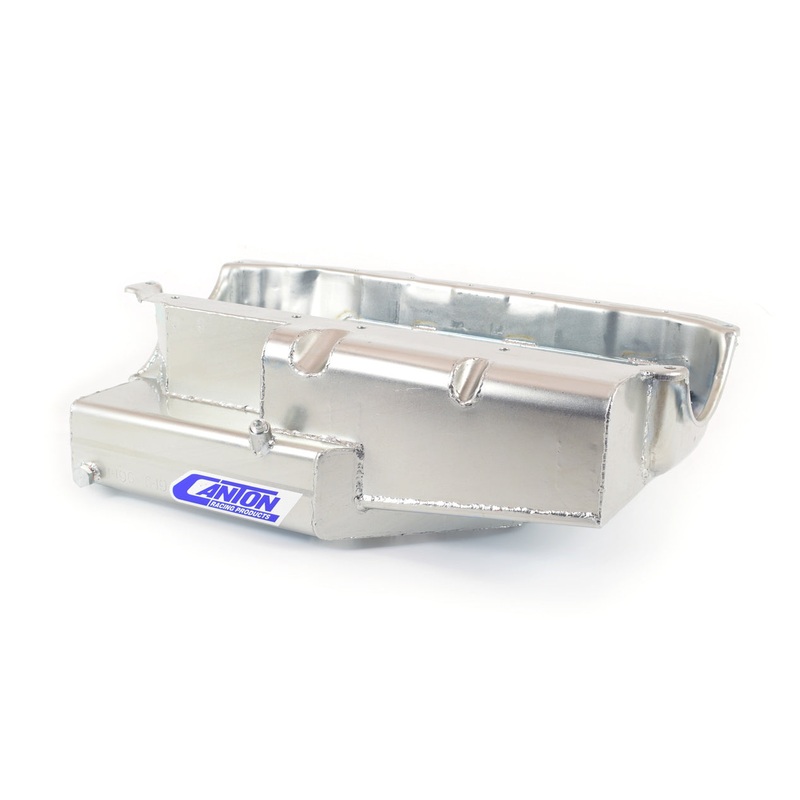 Canton 11-196 Open Chassis Circle Track Pro Oil Pan Shallow SBC