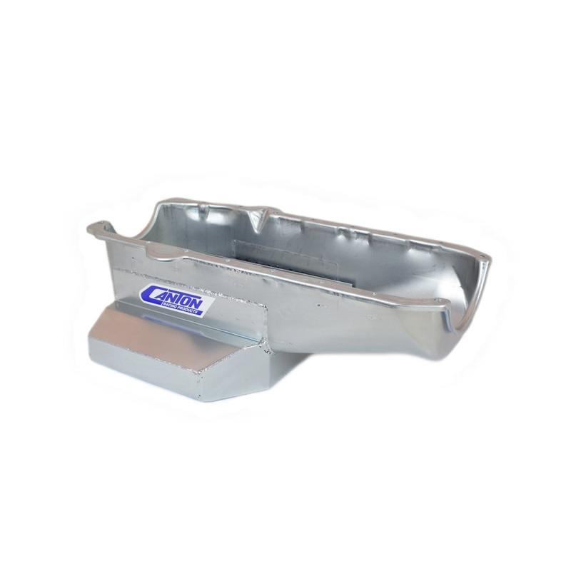 Canton 15-240 Road Race Oil Pan 2pc Rear Main SBC Vette