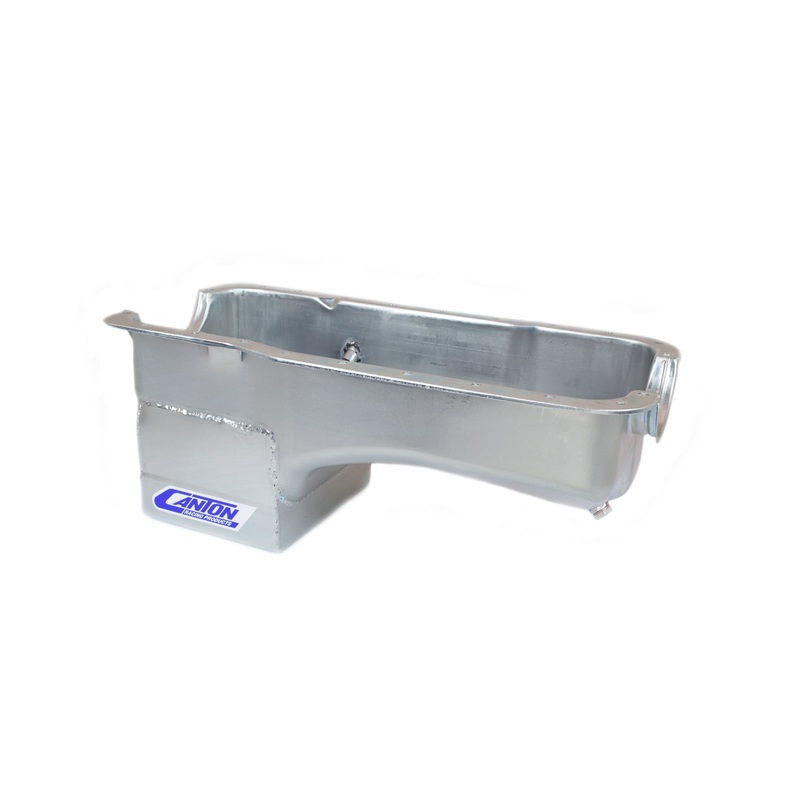 Canton 15-620S Street/Strip Oil Pan 7qt Rear Sump SBF
