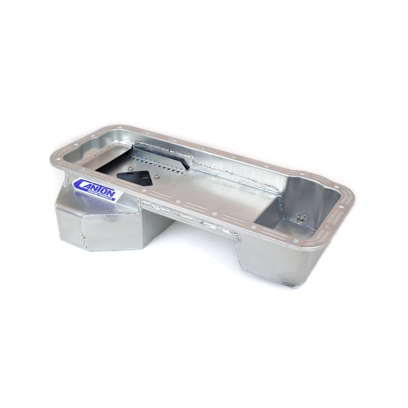 Canton 15-874 Road Race Oil Pan 7qt Rear Sump FE BBF