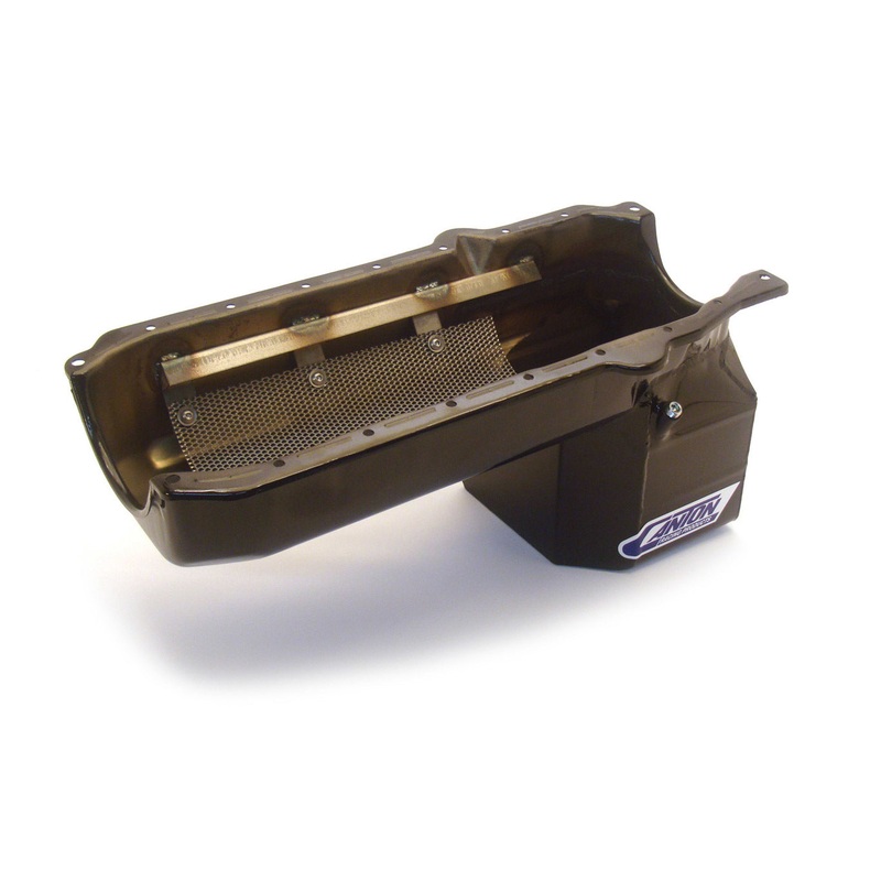 Canton 16-100T Oil Pan w/1pc Rear Main SBC S10 4×4