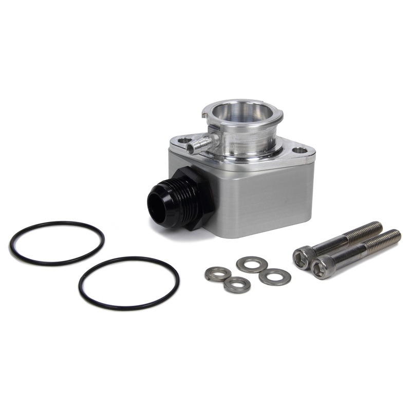Canton 80-006 Billet Filler Water Neck w/16AN Hose Fitting