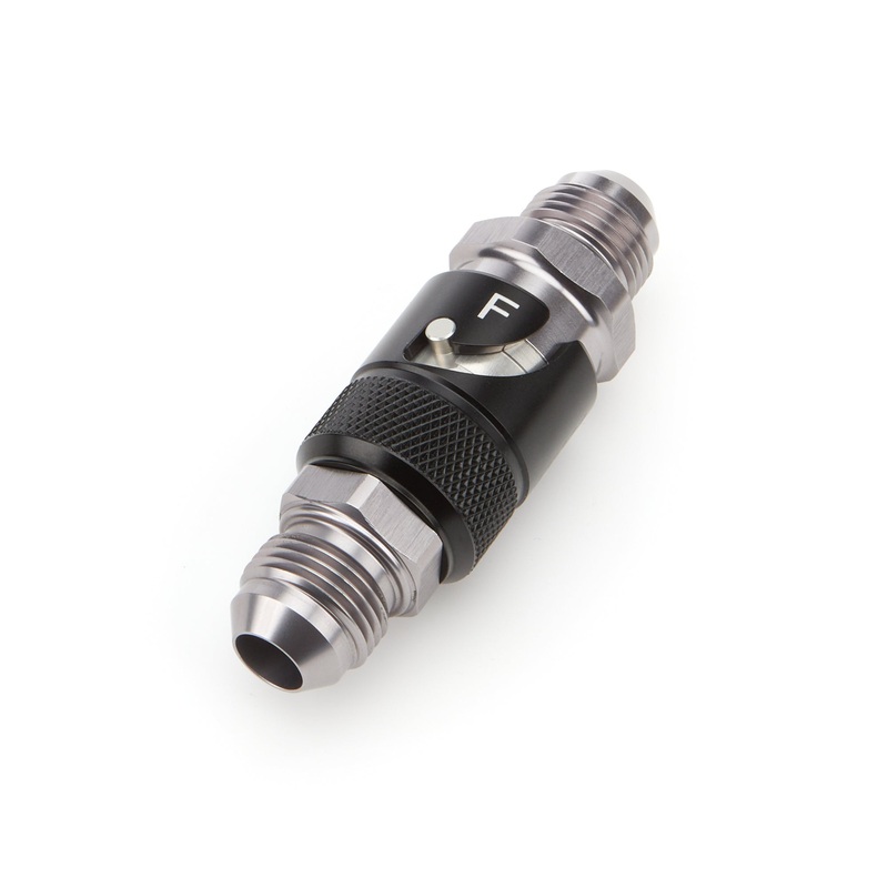 DeatschWerks 6-02-0226-B 8AN Quick Disconnect Dry Break Fitting