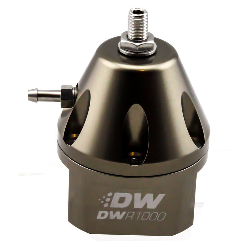 DeatschWerks 6-1000-FRT Fuel Pressure Regulator Adjustable Titanium Finish