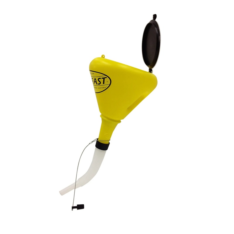 Flo-Fast Non-Splash Funnel and Flexible Hose