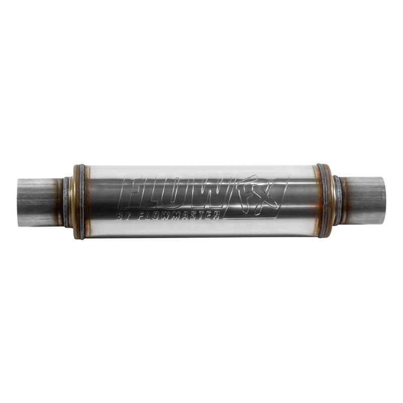 Flowmaster 71416 FlowFX Round Muffler 2.5 Center In/Out
