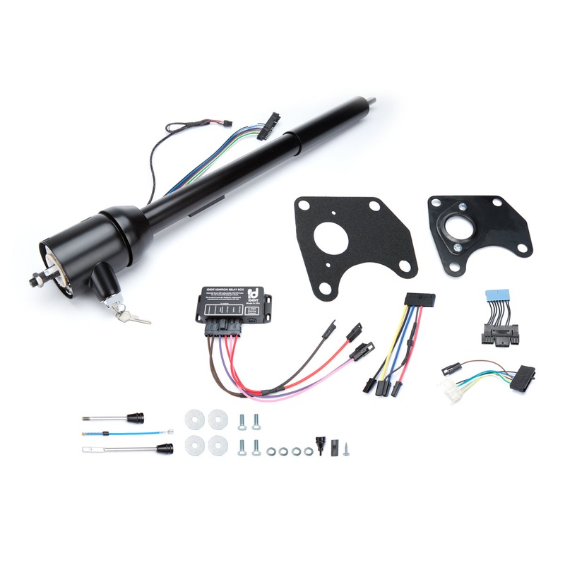 Ididit 1620830051 Steering Column Black 70 Mopar B-Body