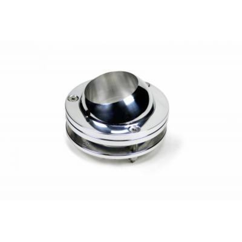Ididit 2401510040 Swivel Ball Floor Mount Polished 1-1/2