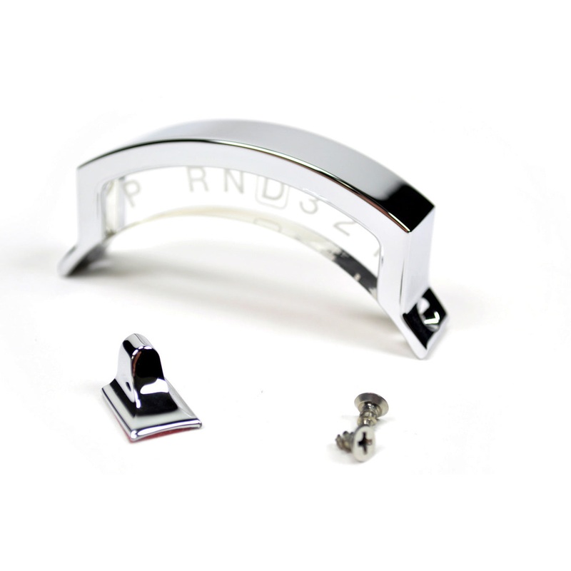 Ididit 2600250020 Indicator w/Aluminum  Housing 4-Speed Chrome