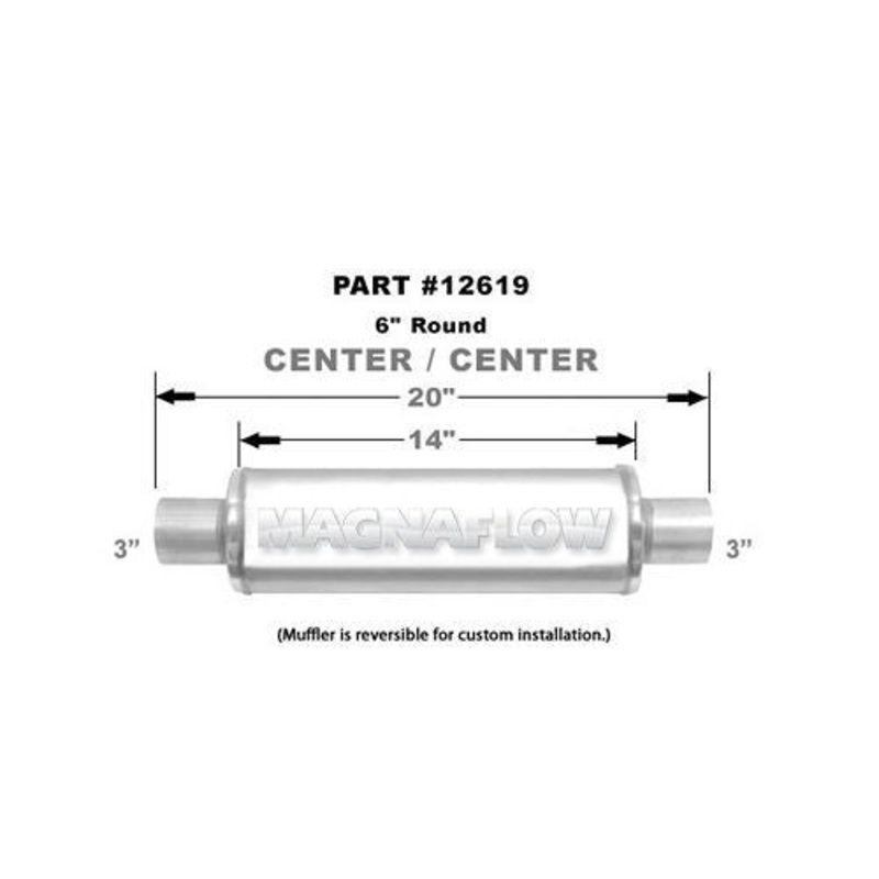 MagnaFlow 12619 Muffler 6 Round
