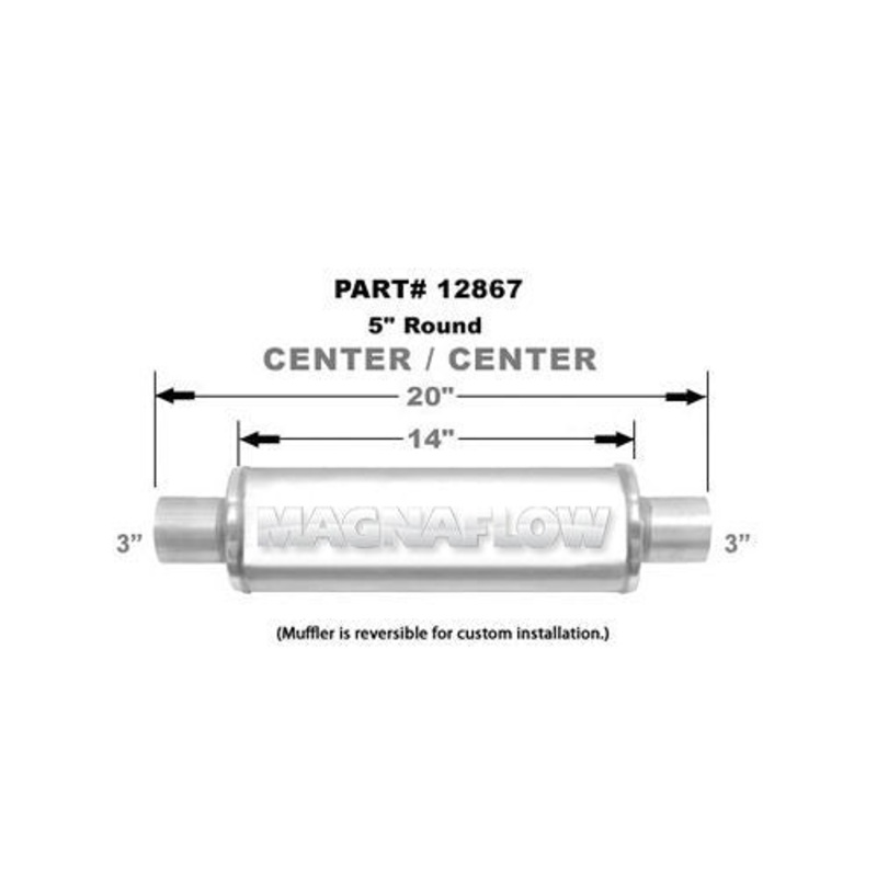MagnaFlow 12867 5 Round Muffler