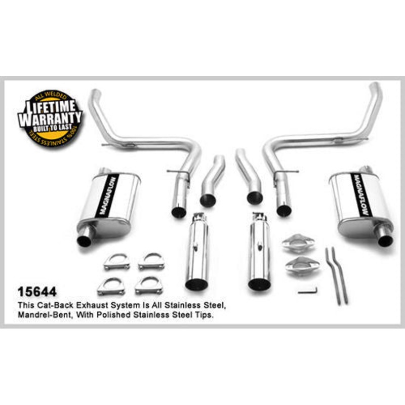 MagnaFlow 15644 99-04 Mustang Cobra 4.6L Cat-Back Exhaust System