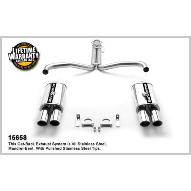 MagnaFlow 15658 86-91 Corvette 5.7L Cat-Back Exhaust System