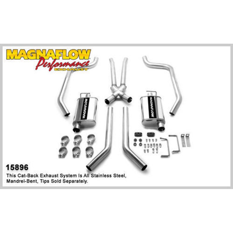 MagnaFlow 15896 67-69 GM F Body 2.5 Dual Exhaust System