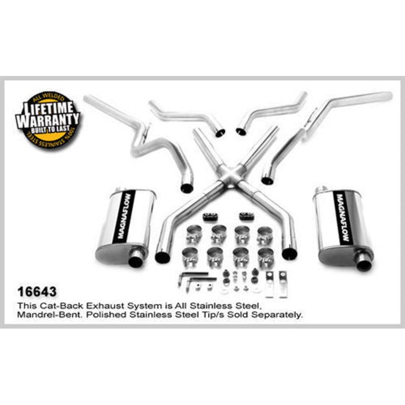 MagnaFlow 16643 67-72 GM C10 Crossmember Exhaust