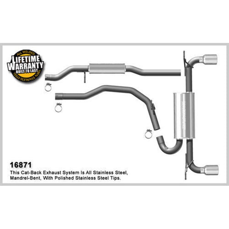 MagnaFlow 16871 07-14 Ford Edge 2.0/3.5L Cat-Back Exhaust System
