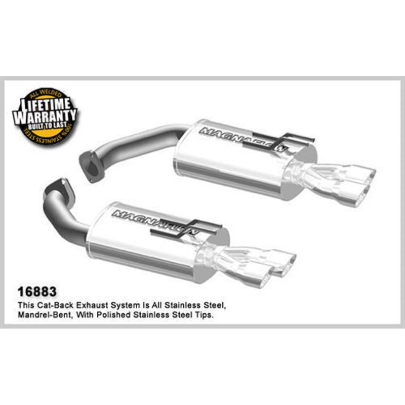 MagnaFlow 16883 Axle-Back Only System 08-09 G8 GT 2.5 Dual 3