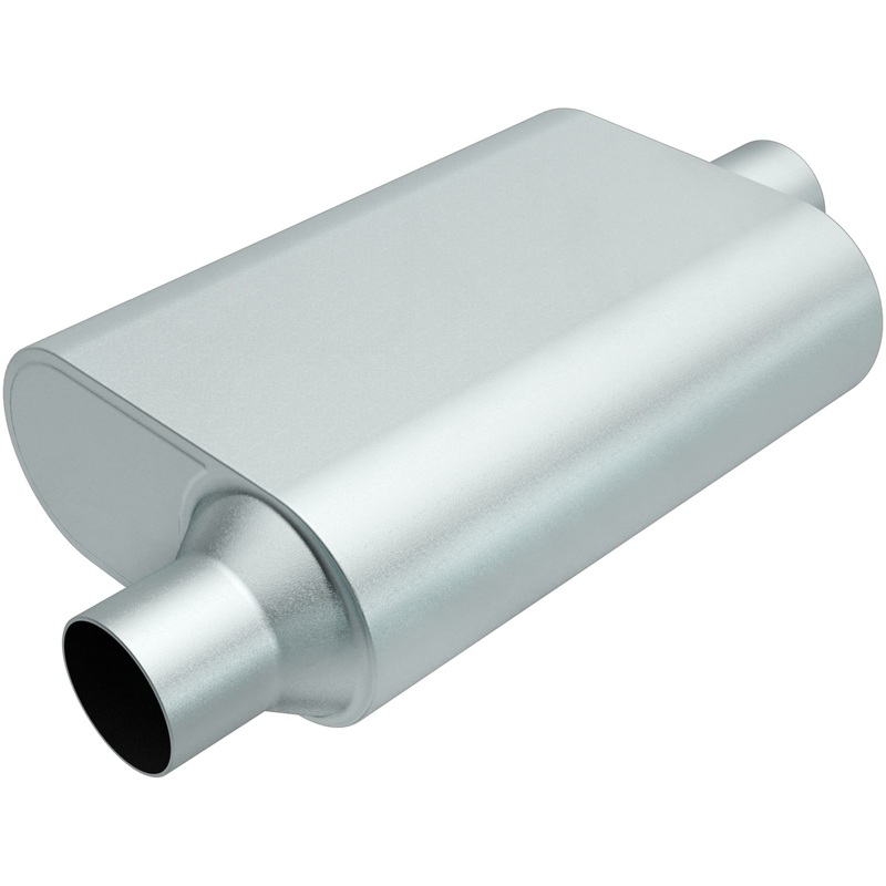 MagnaFlow R22541 Rumble Aluminized Muffler 2.5 Offset In/Center