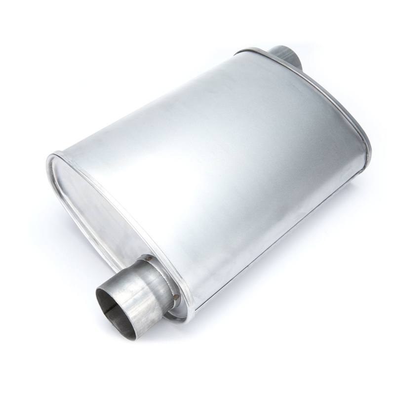 MagnaFlow R27696 Rumble Aluminized Muffler 2.5 Offset/Offset