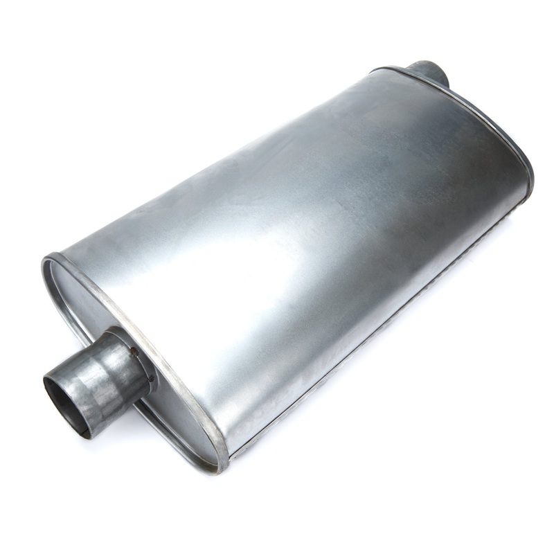 MagnaFlow R27718 Rumble Aluminized Muffler 2.5 Offset/Center