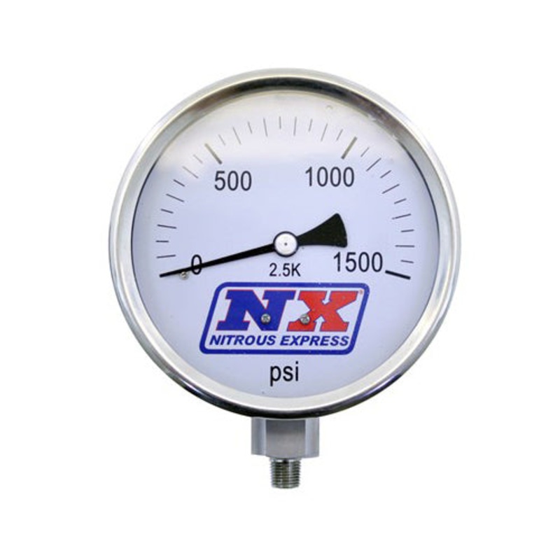 Nitrous Express 15540 Nitrous Pressure Gauge 4 High Accuracy