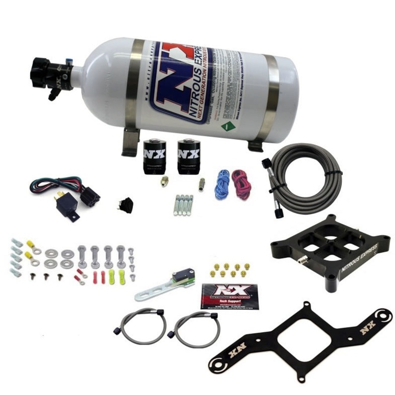 Nitrous Express 63040-10 Single Entry Nitrous Crossbar Plate System