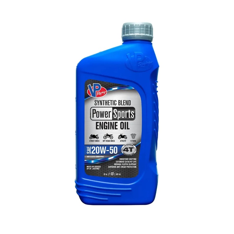 VP Racing PowerSports 4T Synthetic Blend Engine Oil 20W-50