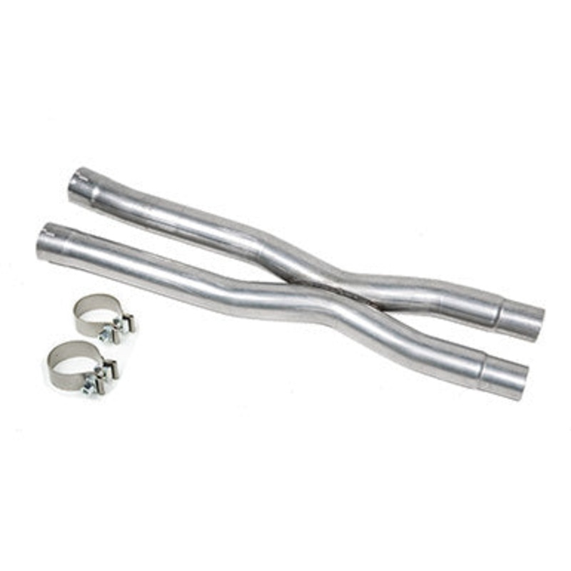 Roush 422046 Resonator Delete X-Pipe 15-25 5.0L V8 Mustang GT