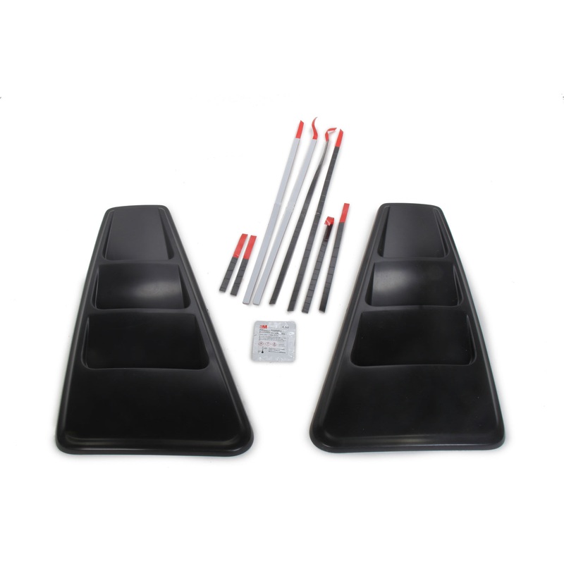 Roush Performance 420093 Quarter Window Louver Kit 05-14 Mustang