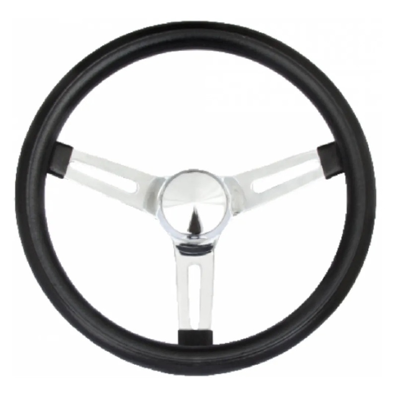 Grant 8546 Classic Series Chrome Slotted Steering Wheel