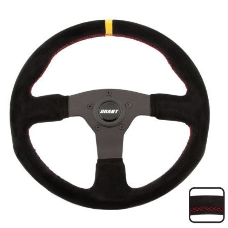 Grant 8547 Suede Series Steering Wheel 13.75