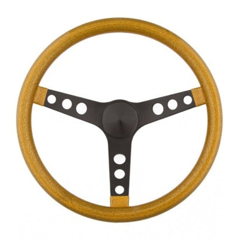 Grant Metal Flake Steering Wheel, Gold/Black 13.5