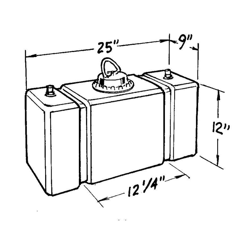 JAZ Circle Track Fuel Cell 10-Gallon 200-010-01