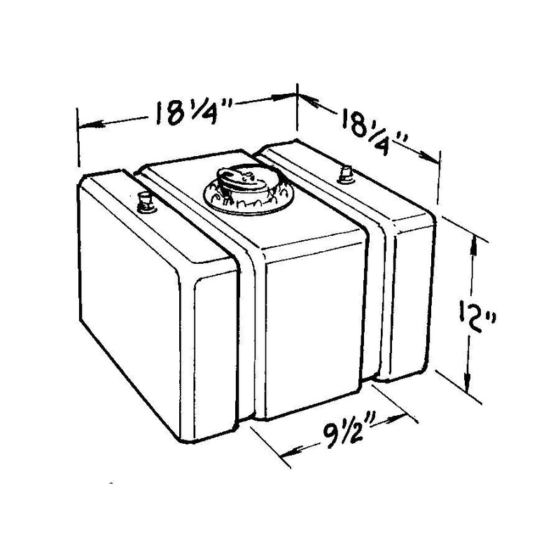 JAZ Circle Track Fuel Cell 16-Gallon 200-116-01