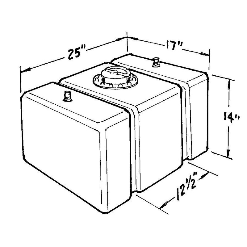JAZ Circle Track Fuel Cell 22-Gallon 200-222-01