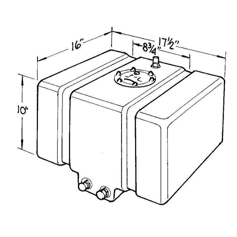 JAZ Drag Race Fuel Cell 12-Gallon 250-012-01