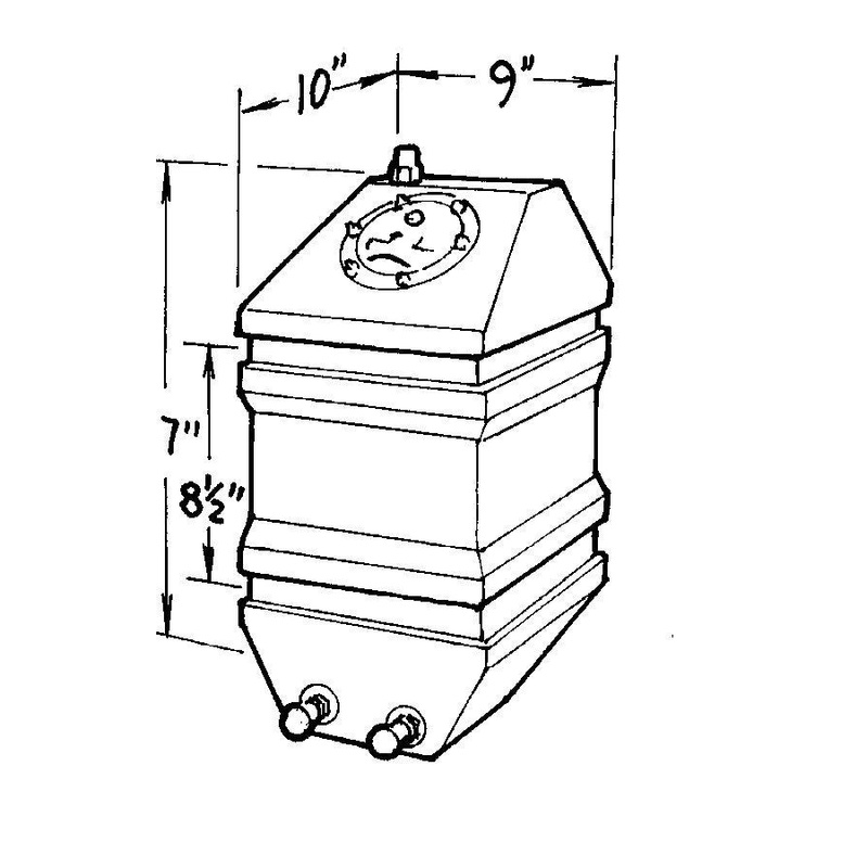 JAZ Drag Race Fuel Cell 4-Gallon 250-004-01