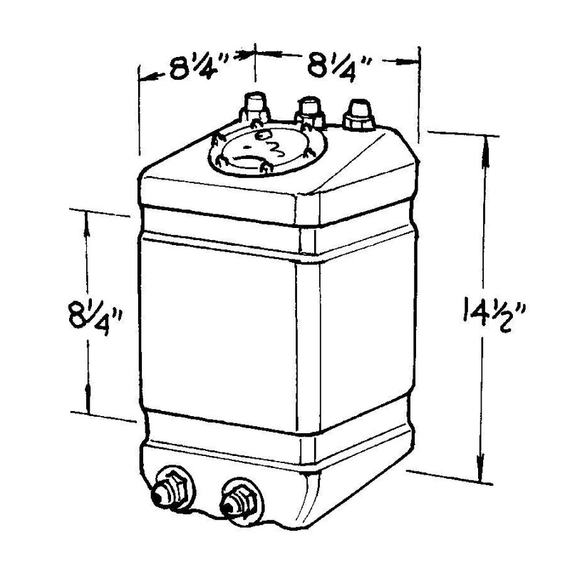 JAZ Pro Drag Fuel Cell 3-Gallon 220-003-01